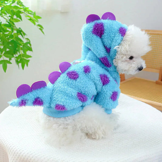 Disfraz de dinosaurio para mascotas pequeñas